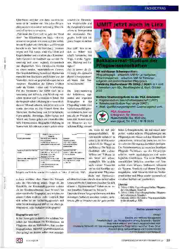 Vorschauseite 3: Biographiearbeit - Rational oder Emotional?