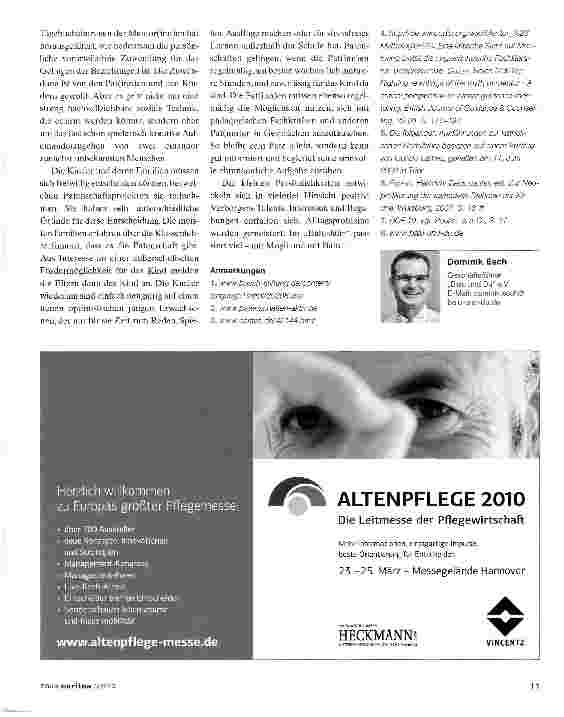 Vorschauseite 3: Patenschaften verwirklichen das Gebot der Nächstenliebe