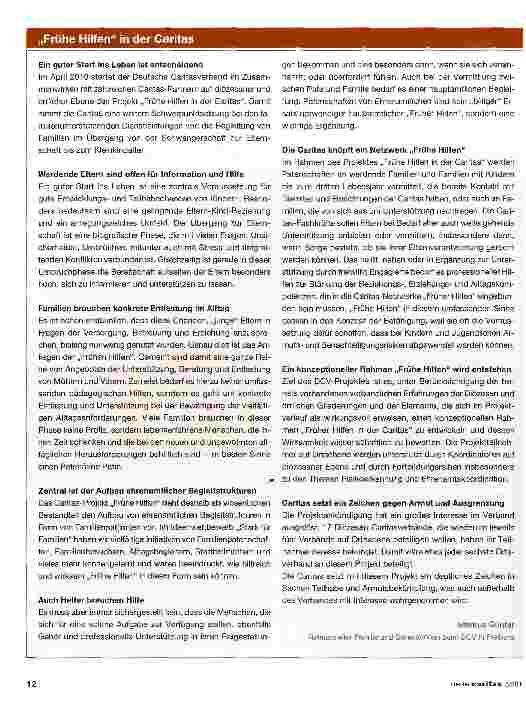 Vorschauseite 4: Patenschaften verwirklichen das Gebot der Nächstenliebe