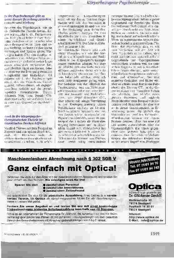 Vorschauseite 4: Wege zum Körper - Zur Geschichte und Theorie des körperbezogenen Ansatzes in der Psychotherapie (Teil II)