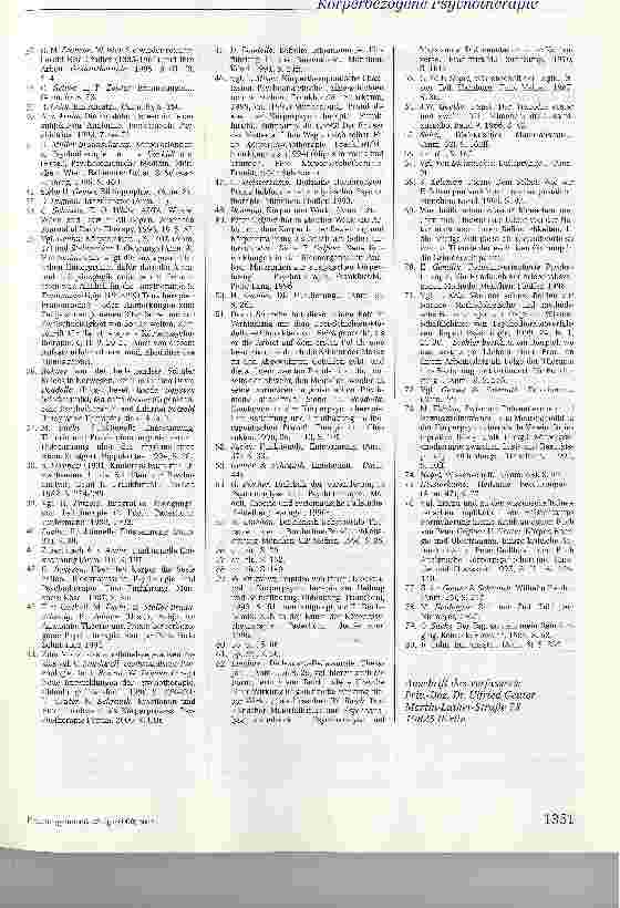 Vorschauseite 6: Wege zum Körper - Zur Geschichte und Theorie des körperbezogenen Ansatzes in der Psychotherapie (Teil II)