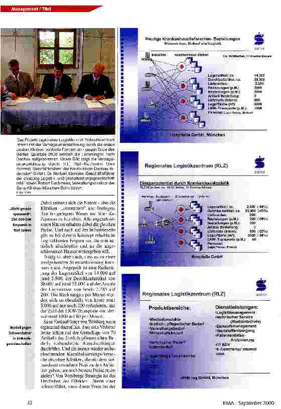 Vorschauseite 5: Einkauf und Logistik im Krankenhaus als ganzheitlichen Prozess gestalten Regionales Einkaufsund Logistikzentrum clinic. log