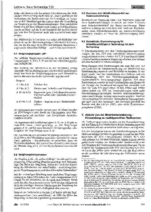 Vorschauseite 4: Neue Tarifverträge TÜV:Auf dem Weg vom Monopol zum Wettbewerb