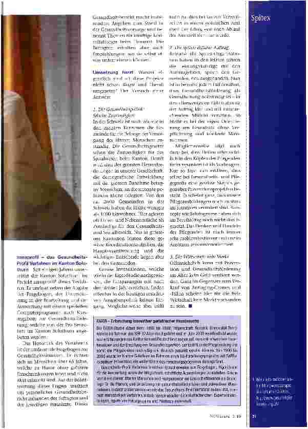 Vorschauseite 2: Wirksame Gesundheitsförderung im Alter