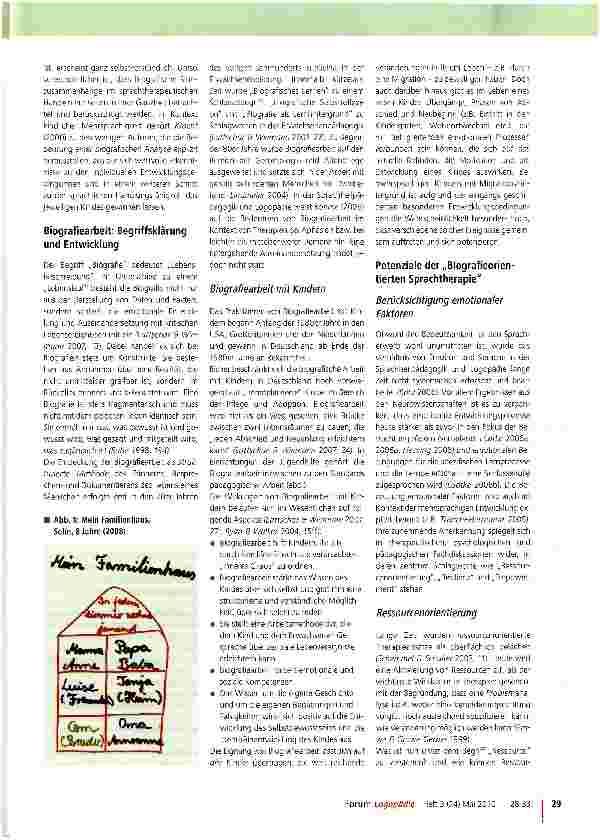 Vorschauseite 2: Biografieorientierte Sprachtherapie