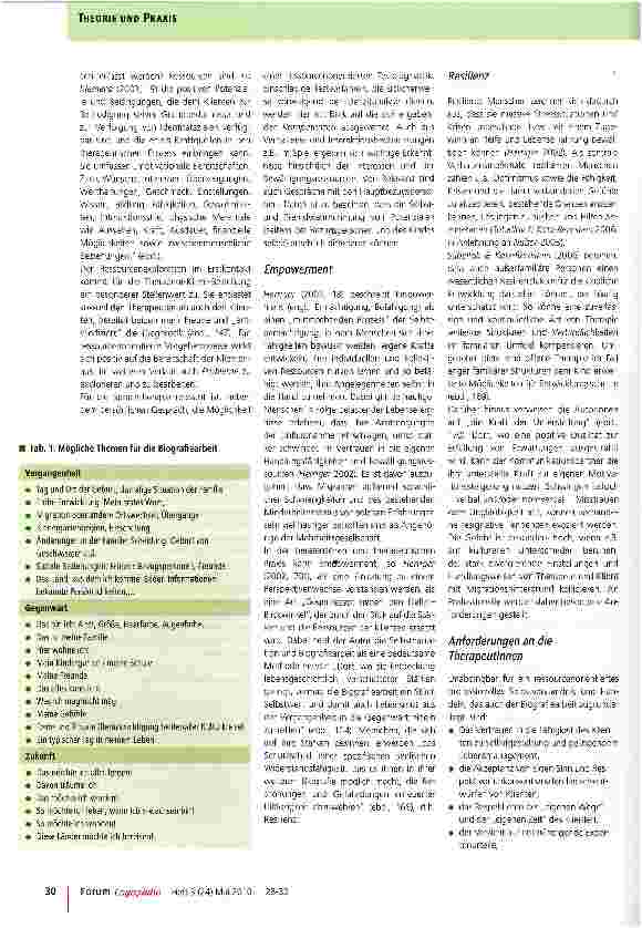 Vorschauseite 3: Biografieorientierte Sprachtherapie