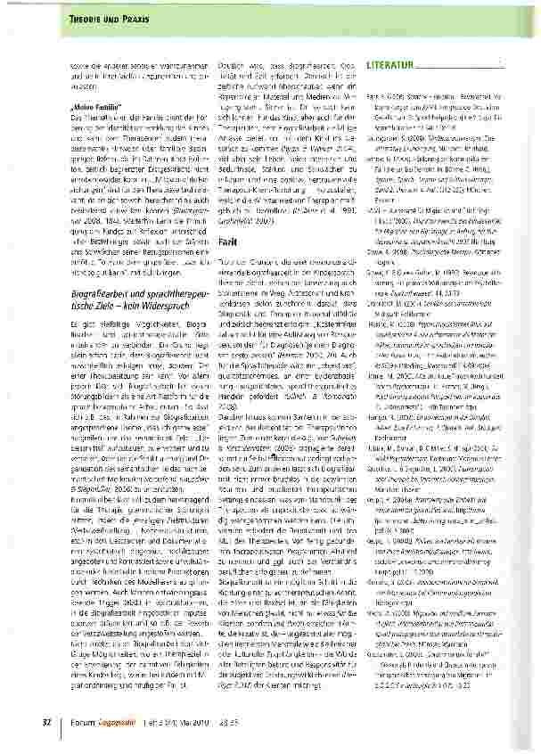 Vorschauseite 5: Biografieorientierte Sprachtherapie