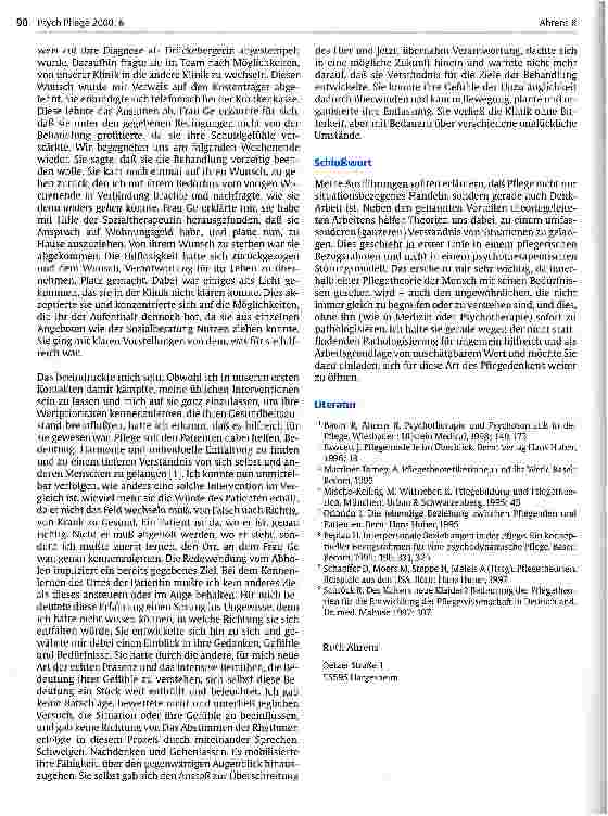 Vorschauseite 5: Erfahrungen mit der Anwendung von Pflegetheorien