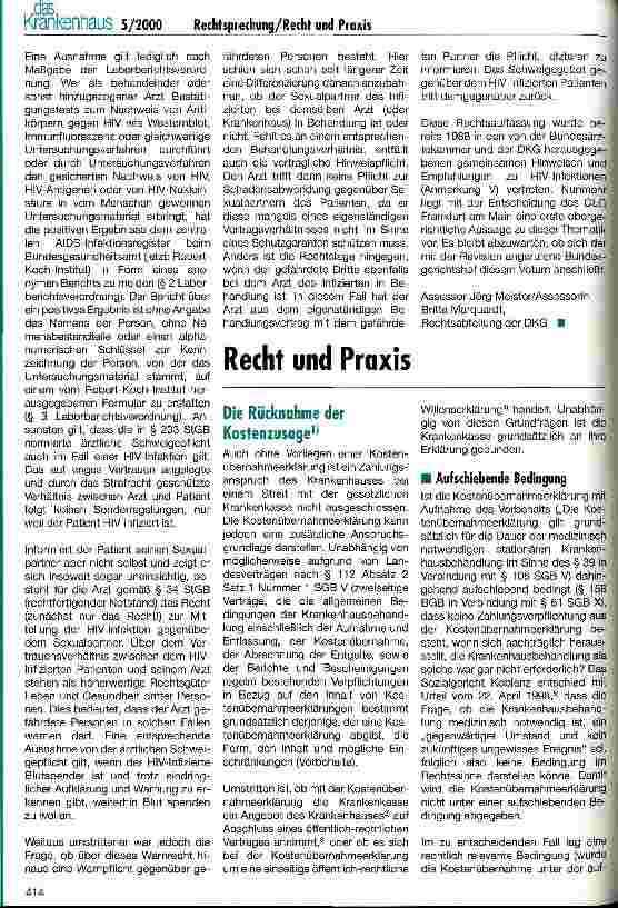 Vorschauseite 2: HIV-Infektion