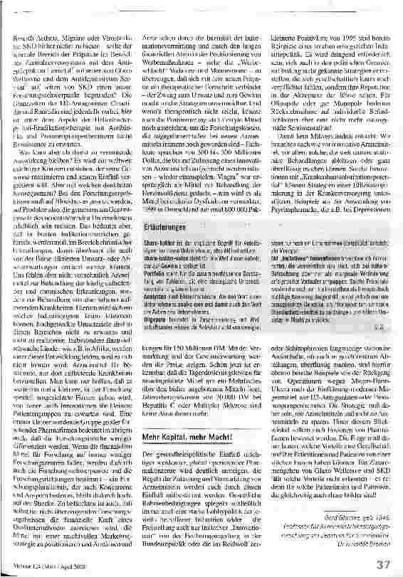 Vorschauseite 3: Das Regime der Gier Neue Elefantenhochzeit bei Pharmafirmen angekündigt