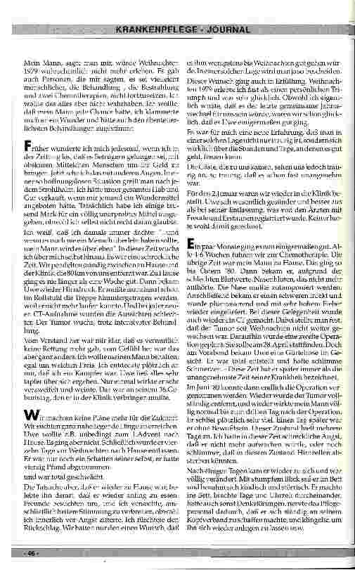 Vorschauseite 2: Chronik einer Krankheit