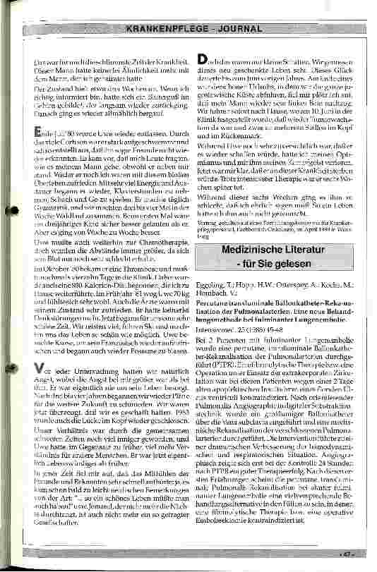 Vorschauseite 3: Chronik einer Krankheit