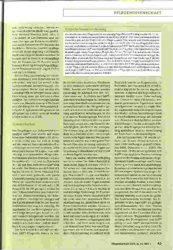 Vorschauseite 4: Instrument zur Erfassung von Pflegesystemen „IzEP©