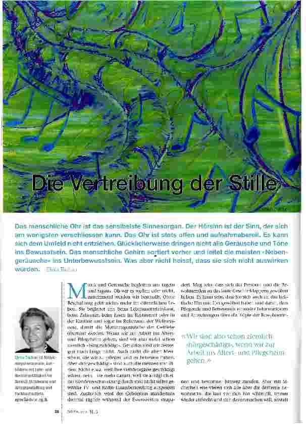 Vorschauseite 1: Die Vertreibung der Stille