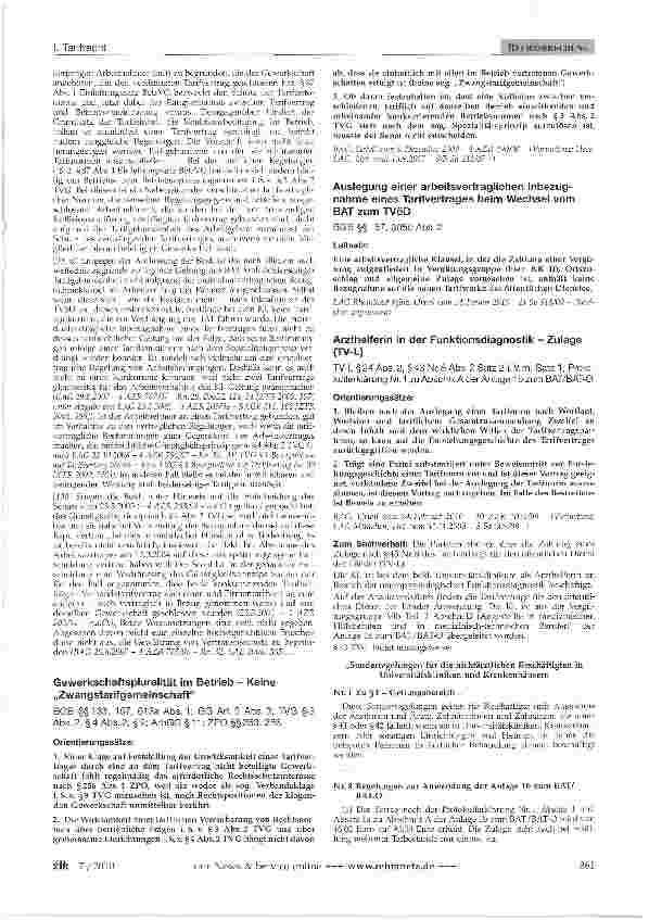Vorschauseite 1: Arzthelferin in der Funktionsdiagnostik - Zulage (TV-L)