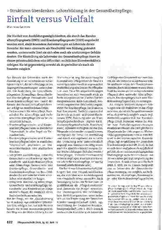 Vorschauseite 1: Einfalt versus Vielfalt