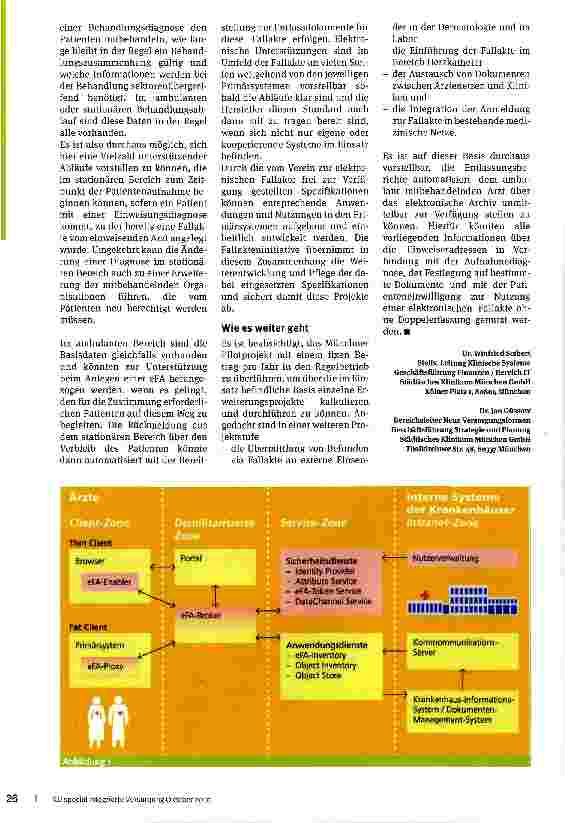 Vorschauseite 4: Elektronische FallAkte bildet Behandlungsdiagnosen von Darmkrebs ab