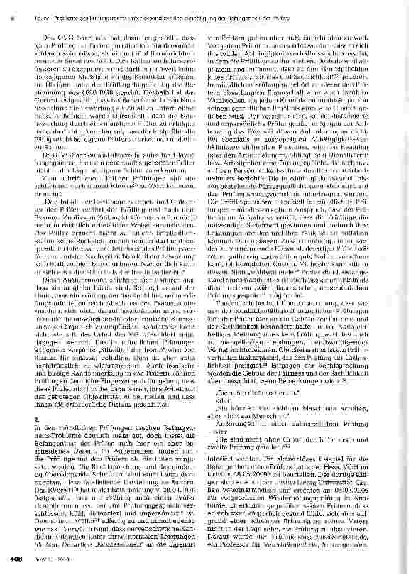 Vorschauseite 5: Probleme des Prüfungsrechts unter besonderer Berücksichtigung der Befangenheit des Prüfers