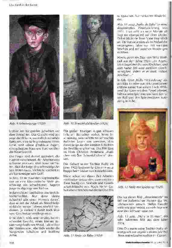 Vorschauseite 4: Das kranke und gesunde Kind bei Otto Dix Betrachtung aus der Sicht eines Kinderarztes