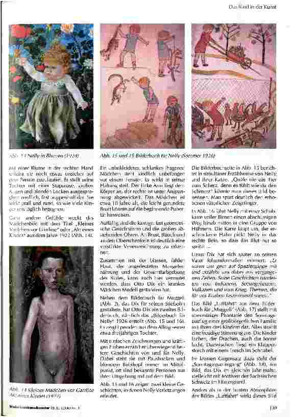 Vorschauseite 5: Das kranke und gesunde Kind bei Otto Dix Betrachtung aus der Sicht eines Kinderarztes