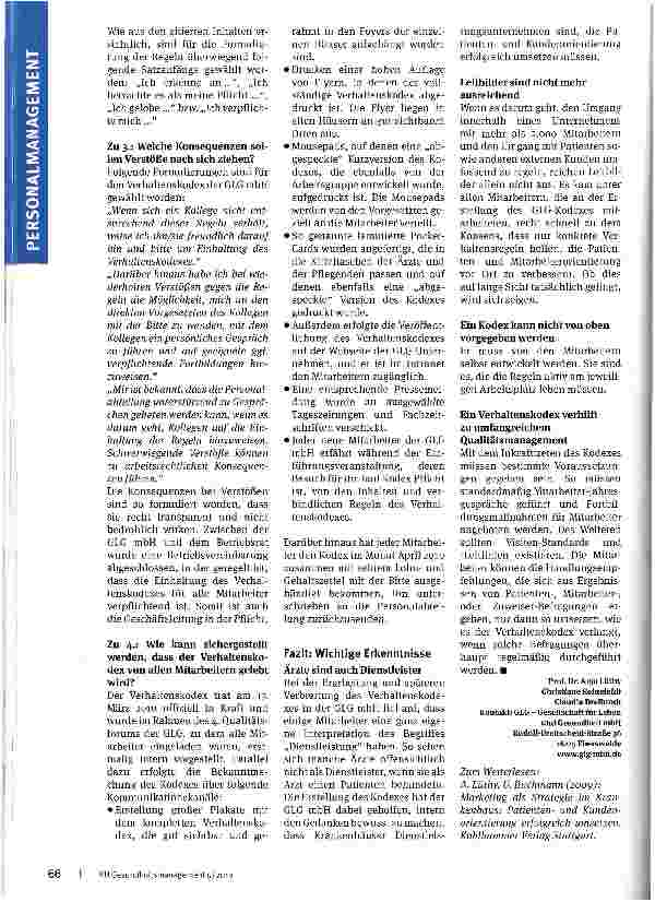 Vorschauseite 3: Vom Leitbild zum ethischen Verhaltenskodex