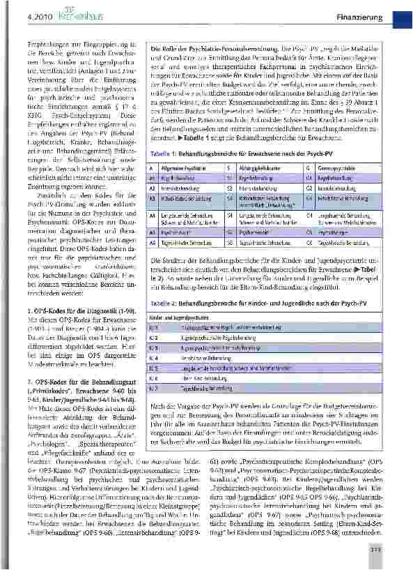 Vorschauseite 3: Entgelt System Psychiatrie, Psychosomatik und Psychotherapie