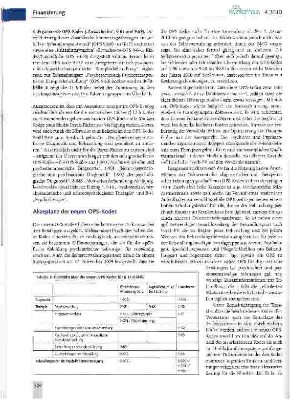 Vorschauseite 4: Entgelt System Psychiatrie, Psychosomatik und Psychotherapie