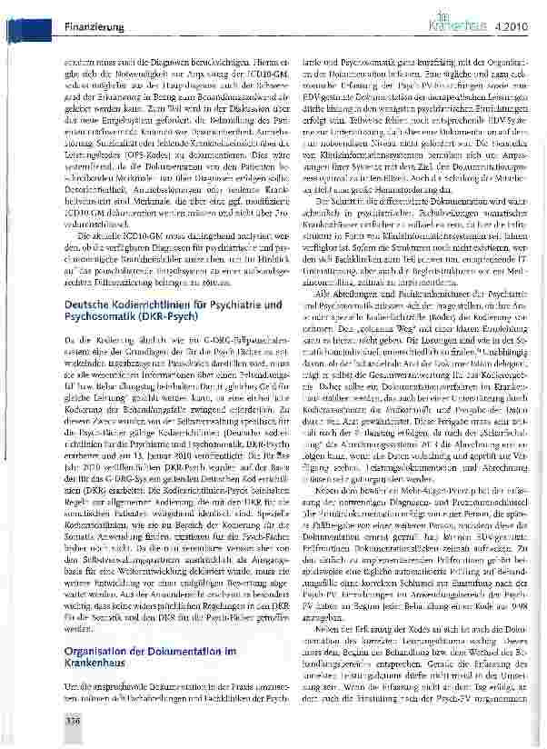 Vorschauseite 6: Entgelt System Psychiatrie, Psychosomatik und Psychotherapie