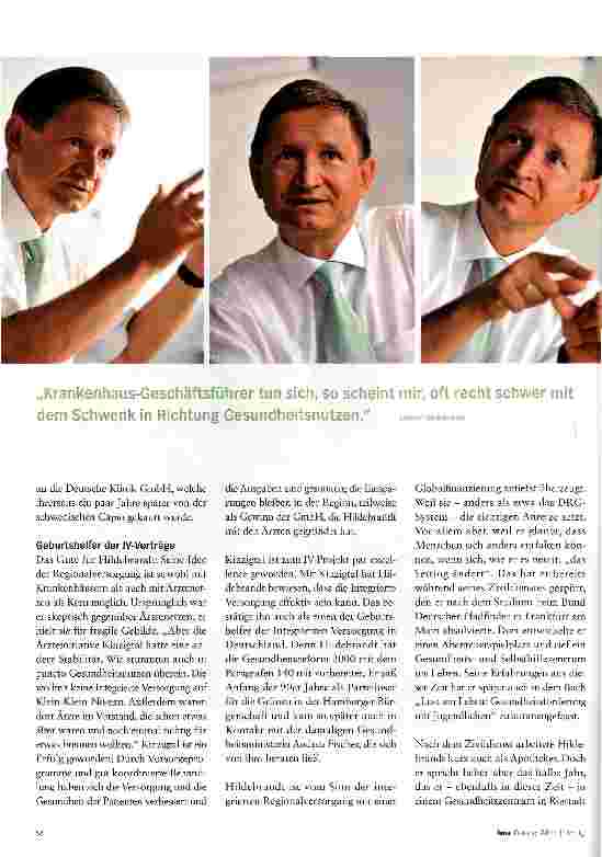 Vorschauseite 3: Helmut Hildebrandt Berater mit sozialem Gewissen