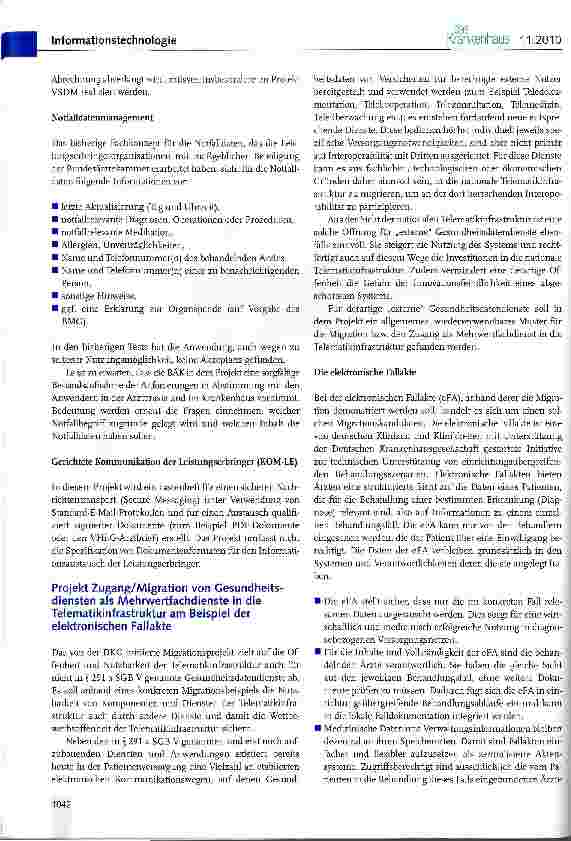 Vorschauseite 3: Neuausrichtung des Projekts elektronische Gesundheitskarte