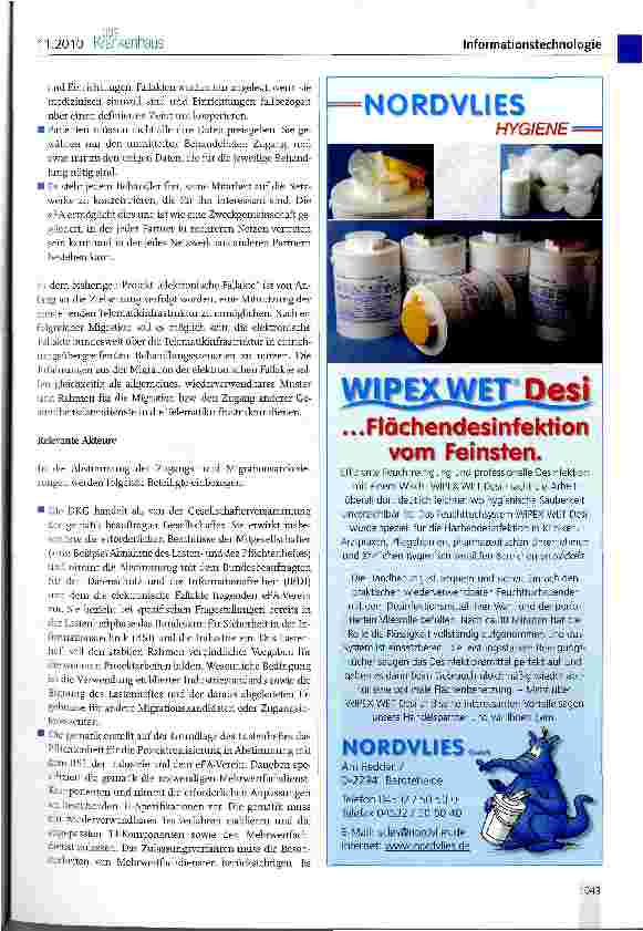 Vorschauseite 4: Neuausrichtung des Projekts elektronische Gesundheitskarte