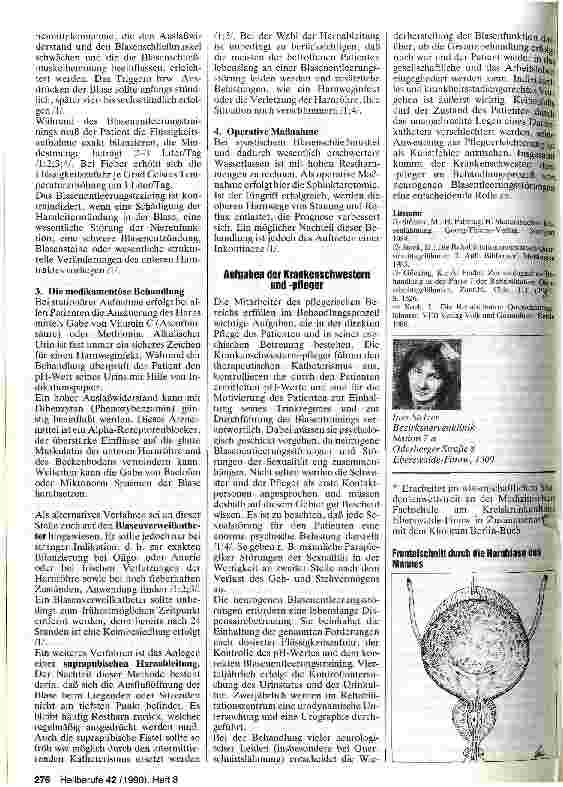 Vorschauseite 3: Die zeitgemäße Behandlung neurogener Harnblasenentleerungsstörungen