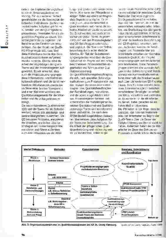 Vorschauseite 4: Mitarbeiter einbinden! Stationsgebundene Qualitätssicherung als Fundament des EFQM-Modells