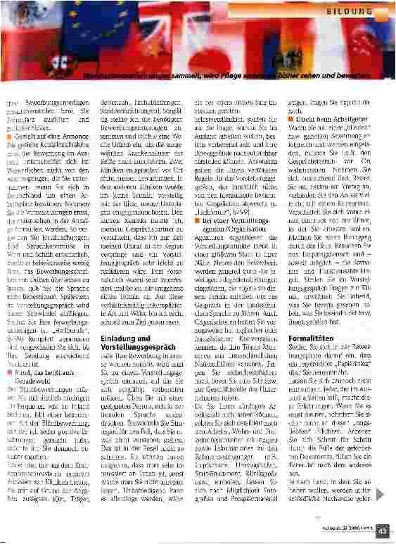 Vorschauseite 2: Heute Schüler/in - was kommt danach? Teil 5: Der Weg ins Ausland