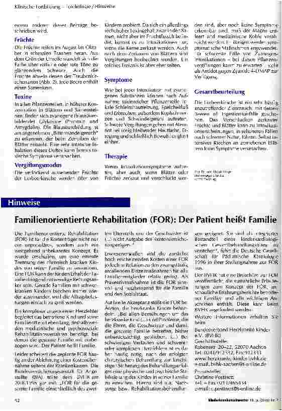 Vorschauseite 2: Giftige und weniger giftige Pflanzen Teil 44: Lorbeerkirsche