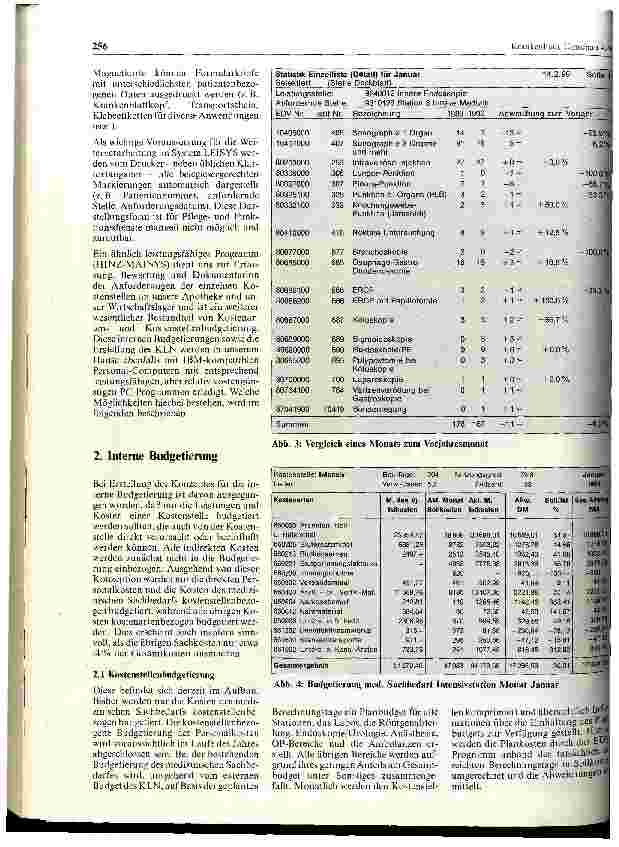 Vorschauseite 3: Realisierung eines Budgetierungskonzeptes durch Einsatz von PC-Programmen