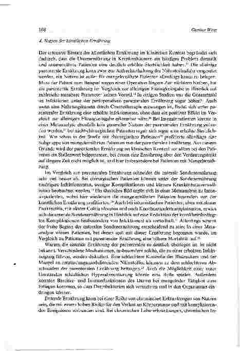 Vorschauseite 6: Künstliche Ernährung aus Sicht des Mediziners
