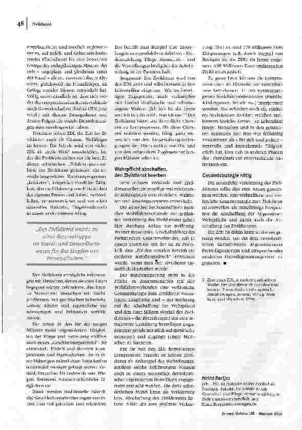 Vorschauseite 3: „Ich brauche doch meinen Zivi!