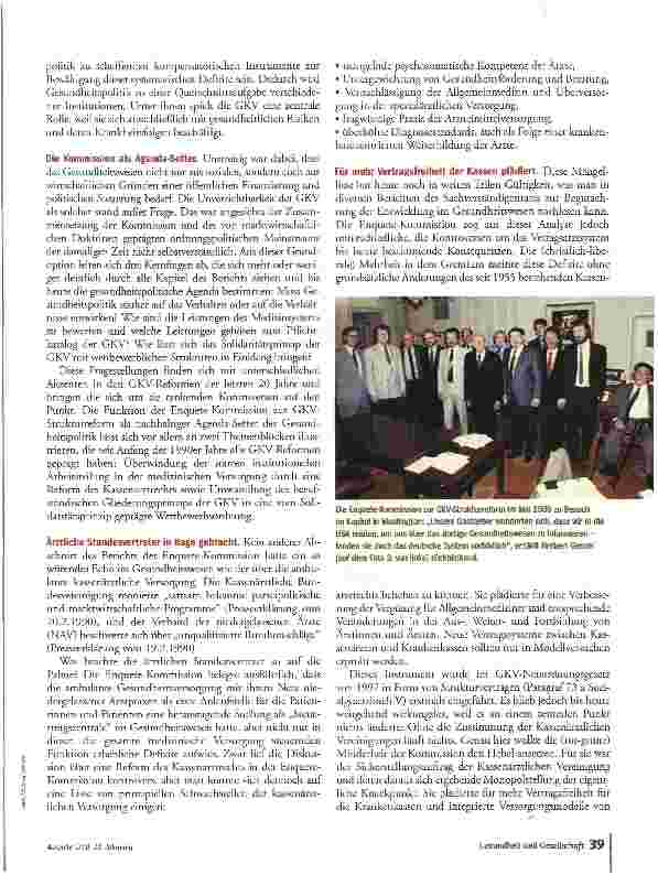 Vorschauseite 4: Ideenschmiede für die Gesundheitspolitik