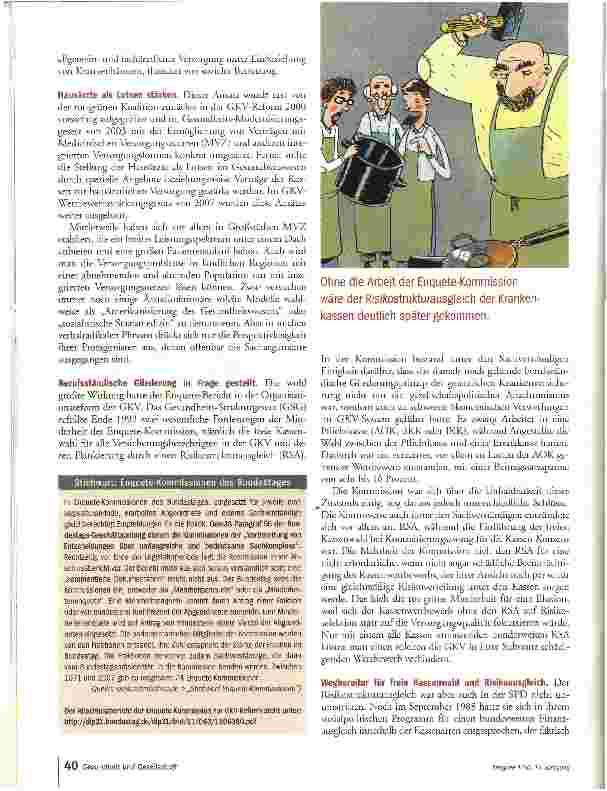 Vorschauseite 5: Ideenschmiede für die Gesundheitspolitik