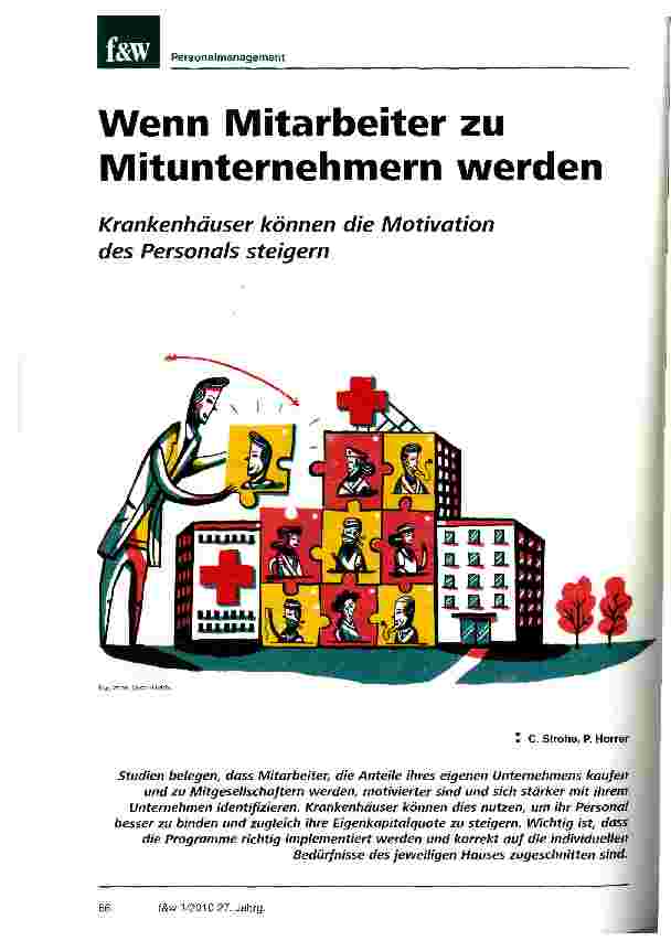 Vorschauseite 1: Wenn Mitarbeiter zu Mitunternehmern werden
