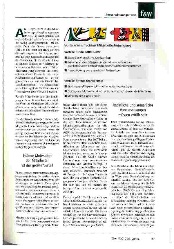 Vorschauseite 2: Wenn Mitarbeiter zu Mitunternehmern werden