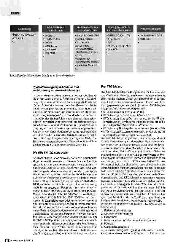 Vorschauseite 6: Zertifizierungsverfahren im deutschen Gesundheitswesen - Teil 2