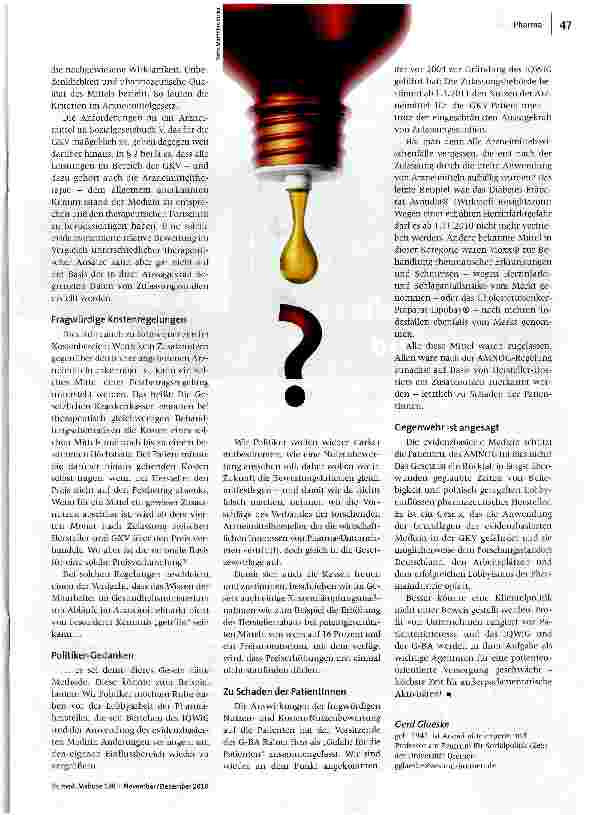 Vorschauseite 2: Patienten in Gefahr