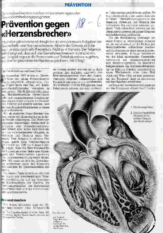Vorschauseite 1: Prävention gegen Herzensbrecher