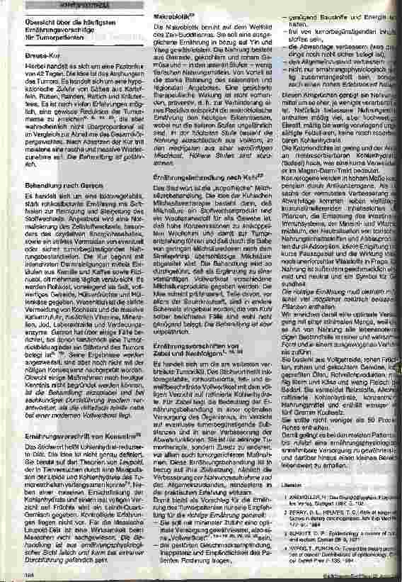 Vorschauseite 2: Krebs und Alternativmedizin Gesunde und ungesunde Krebsdiäten
