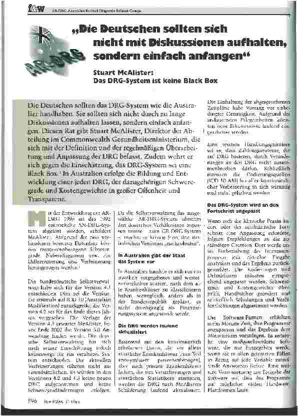 Vorschauseite 1: Die Deutschen sollten sich nicht mit Diskussionen aufhalten, sondern einfach anfangen