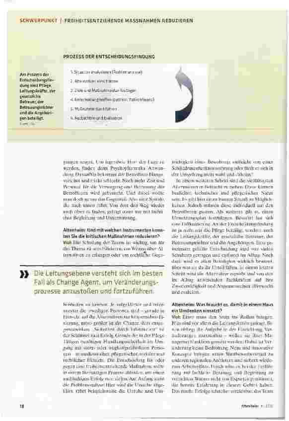 Vorschauseite 3: Gut schulen - weniger fixieren