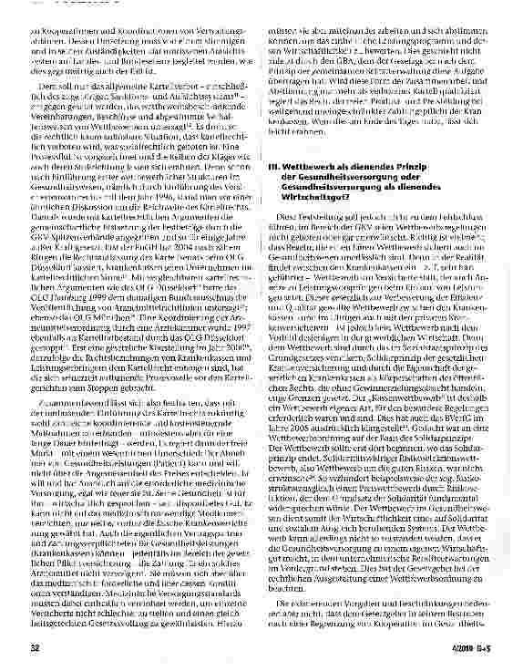 Vorschauseite 3: Kartellrechtsinjektionen im Schatten der Arzneimittelreform Kartellrechtlich verboten, was sozialrechtlich geboten?