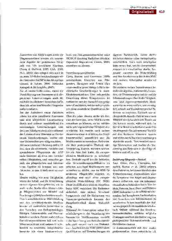 Vorschauseite 3: Advanced Nursing Practice in Großbritannien eine persönliche Schilderung